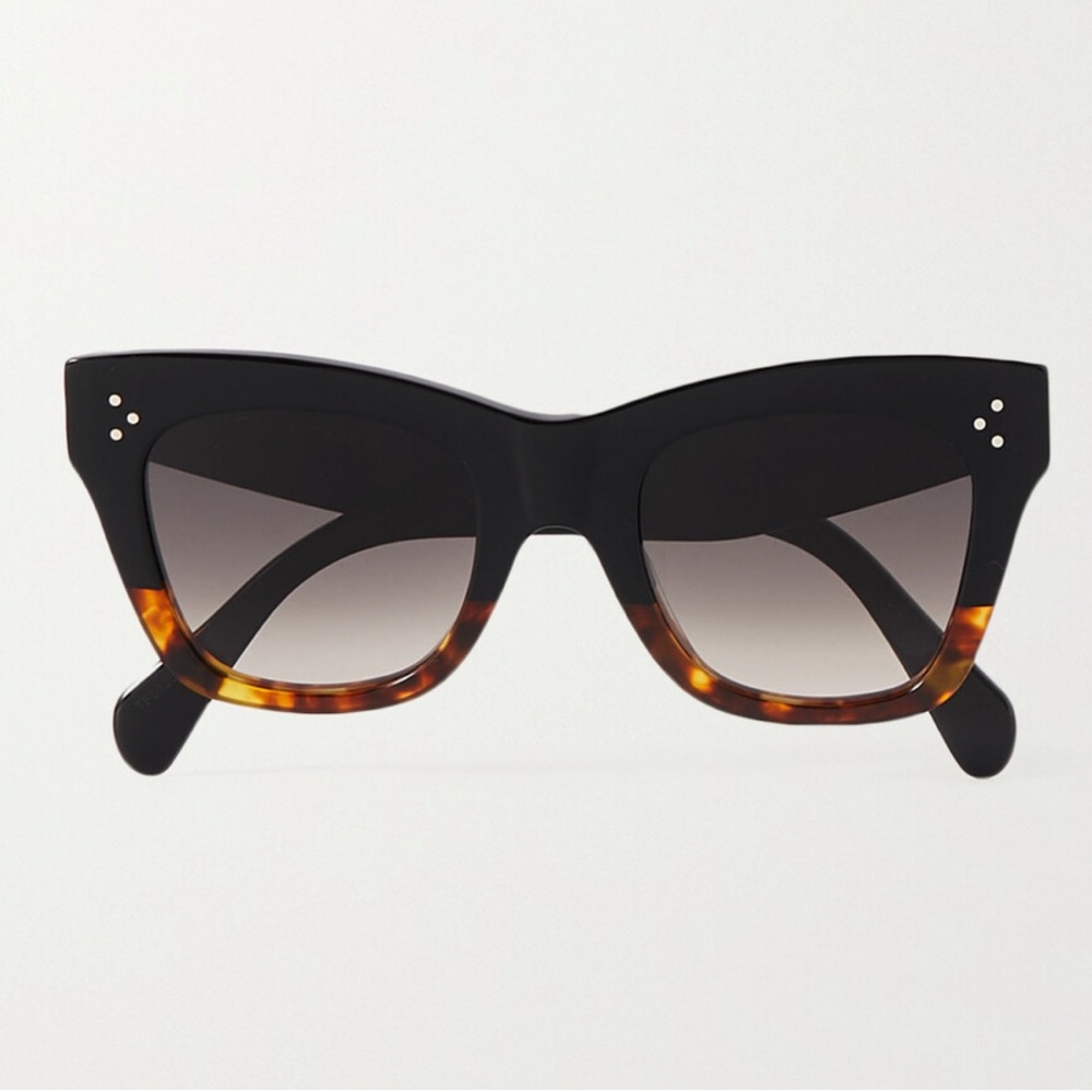 Celine Cat eye tortoiseshell acetate sunglasses in really good condition.